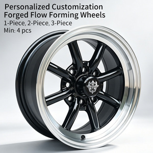 Cerchi Flowtone 4x100/114.3 da 13 Pollici in Lega di Alluminio Pressofuso Multirazza Deep Dish JDM - Product Image 2