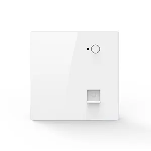 Enrutador Wifi de pared 48V Poe y MT7621 11ac Banda dual 1200Mbps En pared Punto DE ACCESO Wifi Fit Fat Hotel Inwall Ap