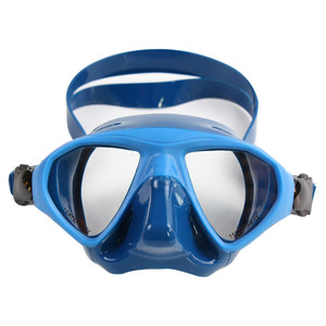 Gafas de buceo de silicona con cristal templado antivaho para buceo, deportes acuáticos, adultos - Product Image 1