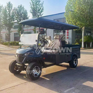 Voiturette de golf électrique de luxe 4 places avec éclairage LED et tableau de bord numérique, homologuée pour la route, idéale pour les terrains de golf et les communautés - Product Image 4