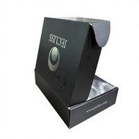 Caja de Envío Elegante Impresa con Embalaje Corrugado, Diseño Plegable, Estampado en Caliente