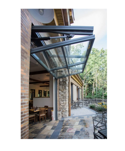 Ventanas plegables de aluminio corredizas de diseño moderno para interiores de oficina o Hotel - Product Image 3