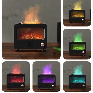 Mini Humidificador Eléctrico Portátil USB de 220 ml con Luz Nocturna, Difusor de Aroma con Llama y Altavoz Bluetooth para el Hogar - Product Image 6