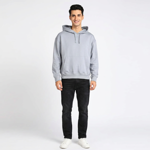 Sudaderas con Cierre y Capucha para Hombre al por Mayor, 100% Algodón, Tejido de Felpa, Secado Rápido, Transpirable, Logotipo Personalizable, Servicio OEM - Product Image 1