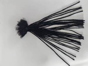0,2 cm 30 hebras/paquete Microlocs 100% extensiones de rastas de cabello humano para hombres mujeres niños extensiones permanentes hechas a mano completas Loc - Product Image 3