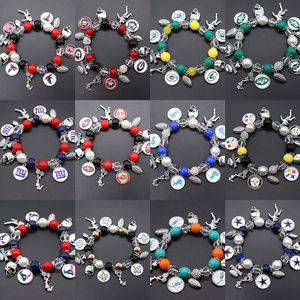 Grosir <span class=keywords><strong>Denver</strong></span> <span class=keywords><strong>Broncos</strong></span> gelang liontin Logo kejuaraan uniseks perhiasan tim olahraga sepak bola untuk hadiah pesta ulang tahun - Product Image 4