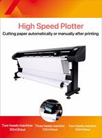 Plóter cortador de impresora de poco ruido de alta velocidad, Control de ordenador con corte de papel automático, Motor de alimentación de papel de alta potencia