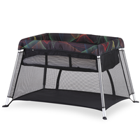 Lit bébé modulable pliable en métal, berceau anti-moustiques, parc pour enfants, lit bébé réglable pour salon