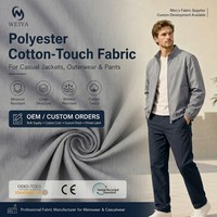 Tissu coupe-vent en sergé 100 % polyester, matériau durable et écologique, support de fournisseur fiable, idéal pour les applications extérieures anti-vent.