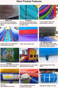 Trung Quốc Inflatable <span class=keywords><strong>Combo</strong></span> Trượt Với Jumping <span class=keywords><strong>Castle</strong></span> Bouncer Nhà - Product Image 5