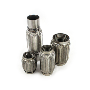 1.5-5 \ "ID 304 Tuyau flexible d'<span class=keywords><strong>échappement</strong></span> en acier inoxydable Double <span class=keywords><strong>tresse</strong></span> avec pièces de moteur à mamelon - Product Image 6