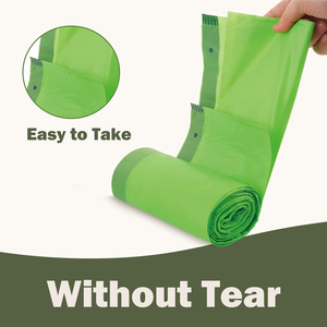 Túi nhựa phân hủy sinh học bán chạy cho nhà bếp, phòng khách, túi có dây rút sinh học - Product Image 2