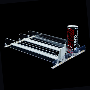 Sistema de gravedad Estantes de rodillos Estante de exhibición de chocolate Empujador de estante - Product Image 4