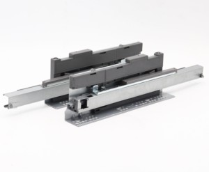 Heavy Duty Hidden Under Mount <strong>Drawer</strong> <strong>Slides</strong> with <strong>Lock</strong> Softclosing+push Open <strong>Slide</strong> - Product Image 2
