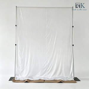 Kit de tringles et rideaux ajustables RK pour toile de fond de mariage en promotion - Product Image 1