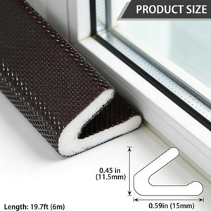 Sliding <strong>Door</strong> Seal Strip Weather Strip Plastic <strong>Door</strong> <strong>Stopper</strong> for <strong>Door</strong> Window Sealing Gates Front <strong>Door</strong> Window Gap Strips - Product Image 3