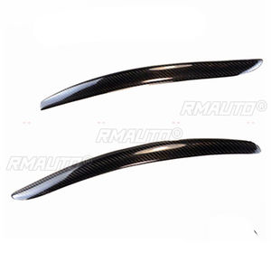 Par de Cubiertas Decorativas para Faros Delanteros, Tipo Ceja, para BMW E92 E93 335I 335CI Modelo 2007-2012, en Fibra de Carbono Real - Product Image 3