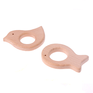 Massaggiagengive in Legno Grezzo Naturale di Alta Qualità a Forma di Animali Intagliati per Neonati - Product Image 3
