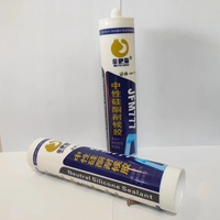 Kit adhésif structurel en verre de mastic de silicone de petits tubes de construction préfabriquée