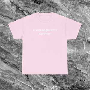 Divorced <b>Parents</b> Survivor T Shirt Funny Meme Shirt Cringe Gift Gag Shirt Dumb Shirts That <b>Go</b> Hard - Product Image 1