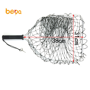 الجملة يطير الصيد سمك السلمون المرقط سبائك الألومنيوم الإطار الخارجي و مقبض من البلاستيك الصيد النايلون شبكة شبكة أرضية - Product Image 4