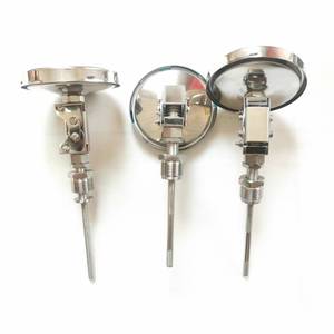 Wss 481 581 Bimetallic Thermometer Stainless Steel Analog Display Remote Transmission Temperature Instrument - Product Image 3