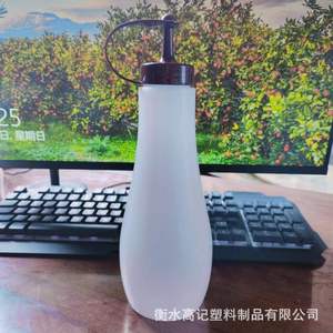 New <b>squeeze</b> <b>bottle</b>, 250ml/360ml, PE nozzle, for ketchup, honey, cream, salad dressing, and oyster sauce. - Product Image 5