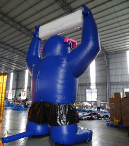 Modèle gonflable animal d'orangs-outans de dessin animé de gorille de personnage gonflable géant extérieur pour la promotion - Product Image 5