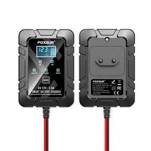 Cargador <span class=keywords><strong>de</strong></span> Batería Inteligente Totalmente Automático <span class=keywords><strong>de</strong></span> 6V 12V 1.5A <span class=keywords><strong>para</strong></span> Automóviles y Motocicletas, <span class=keywords><strong>para</strong></span> <span class=keywords><strong>Baterías</strong></span> AGM GEL, Tipo Reparación <span class=keywords><strong>de</strong></span> <span class=keywords><strong>Baterías</strong></span> - Product Image 4
