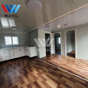 Cómodos diseños de contenedores de casa prefabricada de 4 dormitorios y 2 baños y planos de piso con estabilizador para bosque - Product Image 3