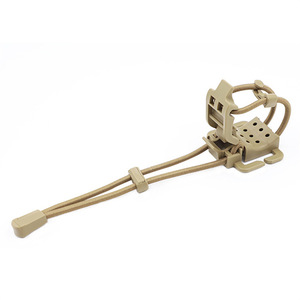 Clips d'accessoires tactiques à dégagement rapide, support MOLLE pour lampe de poche, hâche à glace, bâton de randonnée, équipement de sac à dos, kaki - Product Image 5