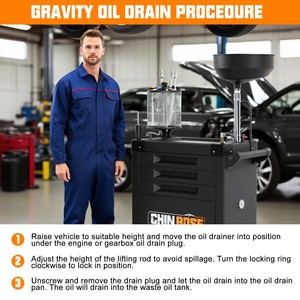 Workshop Garage Factory Stainless Steel Car Repair 61pcs <strong>Tool</strong> Set <strong>Tool</strong> Trolley Oil Service <strong>Station</strong> - Product Image 4