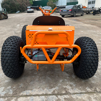 Go-Kart Todoterreno - Go-Kart Eléctrico de Pedales Recomendado para Adultos, Freno Hidráulico para Exteriores, Carga de 150 kg, 48V 1000W