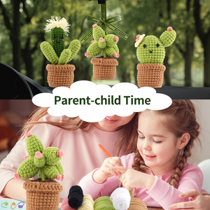 Kit de <span class=keywords><strong>crochet</strong></span> pour débutants, ensemble de plantes au <span class=keywords><strong>crochet</strong></span> DIY avec fil, <span class=keywords><strong>crochet</strong></span> et modè<span class=keywords><strong>le</strong></span> pour réaliser des décorations de plantes suspendues et des fausses succulentes, cadeau - Product Image 4