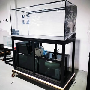 <span class=keywords><strong>Aquarium</strong></span> en verre cristal grand format, idéal pour cloison de studio ou de hall spacieux, écosystème aquatique clair et propre, directement de l'usine - Product Image 6