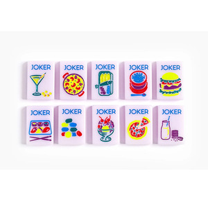 Custom 4-Layer American <b>Mahjong</b> Tiles 160 Acrylic Tiles with Elephant Print Design Foldable Modern Portable Luxury Gift Ideas - Product Image 2