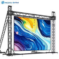 Pantalla LED P3.91 P4.81 para Exteriores, Resistente al Agua, de Alquiler, para Espectáculos en Vivo, Bodas, Pantalla de Fondo de Alta Definición