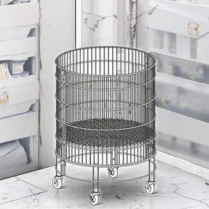 Étagères de rangement en métal VIETMOI de 24 pouces, noires, avec paniers en fil métallique, capacité de 6 L, pour supermarchés, épiceries et magasins de détail - Product Image 1