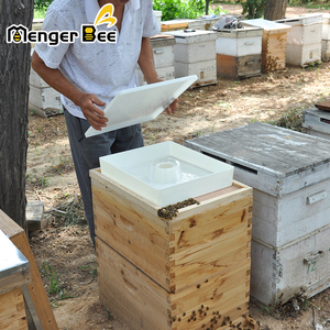 Fontaine à eau pour abeilles en plastique, modèle New Rapid Menger Bee BF-10, carrée et ronde, capacité 1 gallon, équipement d'apiculture, garantie 2 ans - Product Image 1