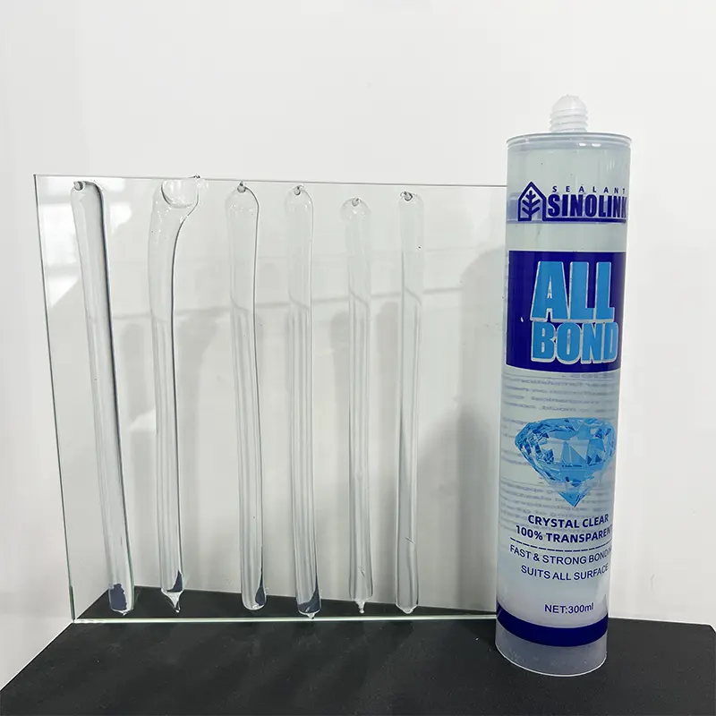 280g germany weatherproof adhesive seal bond gp clear glass glue silicone sealant for construction