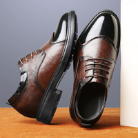Nouvelles Chaussures Habillées Décontractées pour Hommes 2026 – Mocassins de Mariage en Cuir Microfibre Rehaussant la Taille (35-47)