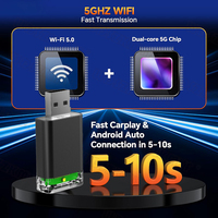 Adaptateur CarPlay Plug and Play Dongle sans fil CarPlay Android Auto pour la plupart des modèles de voitures avec Carplay Android Auto d'origine