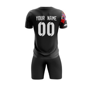 Camiseta de Fútbol Personalizada, Transpirable, 100% Poliéster, con Diseños Impresos Digitalmente, Logotipo, Uniforme de Equipo - Product Image 3
