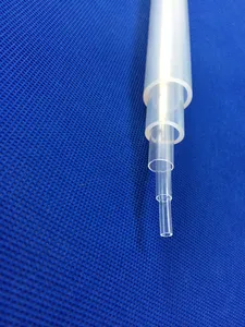 Tubo de plástico transparente para corte de moldeado, tubo de plástico transparente para corte PFA, fabricado en China