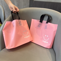 Sacs d'emballage épais en plastique PE givré, imprimés sur mesure, vente en gros d'usine, pour magasins de vêtements de mode