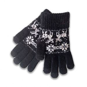 Belle conception mode dames hiver tricoté 100% acrylique femmes gants - Product Image 2