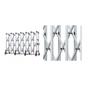 <span class=keywords><strong>Barrière</strong></span> extensible <span class=keywords><strong>en</strong></span> alliage d'aluminium, portail <span class=keywords><strong>de</strong></span> <span class=keywords><strong>sécurité</strong></span> pliable (argent, hauteur 1,2 m/900 mm), réflecteur prismatique haute intensité IP68 - Product Image 1