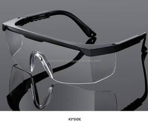 Lunettes de sécurité confortables WELTA Factory CE EN16321 Ansi Z87.1 pour homme, travaux de construction, protection des yeux - Product Image 3