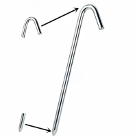 56679B #45cm piquets de chapiteau en acier haute résistance piquets de tente et maillets pour le camping et les activités de plein air
