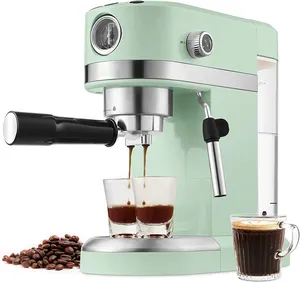 OEM/ODM Customized 20 Bar Espresso Machine Electric Household Coffee Maker with ABS Housing US Plug for Hotels Wholesale